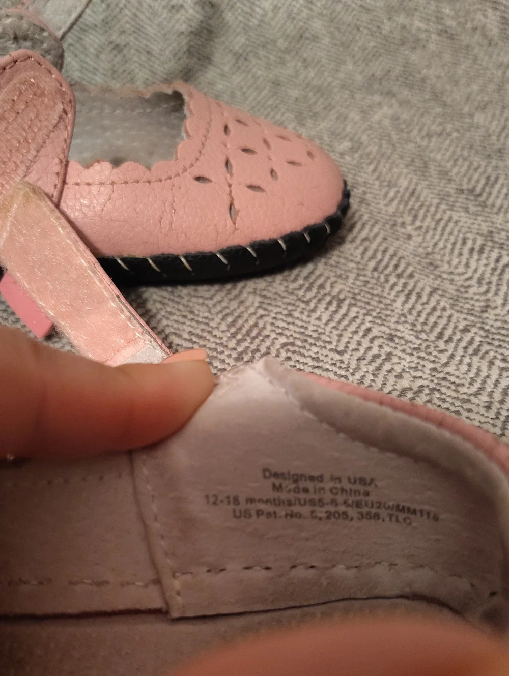 Pedipeds Pink Leather Loafer Shoe